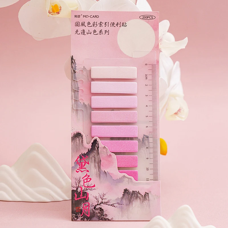 200Pc Index Tabs Self Adhesive Page Markers Transparent Waterproof Sticky Notes Classify Files Flags Posted Planner Stickers