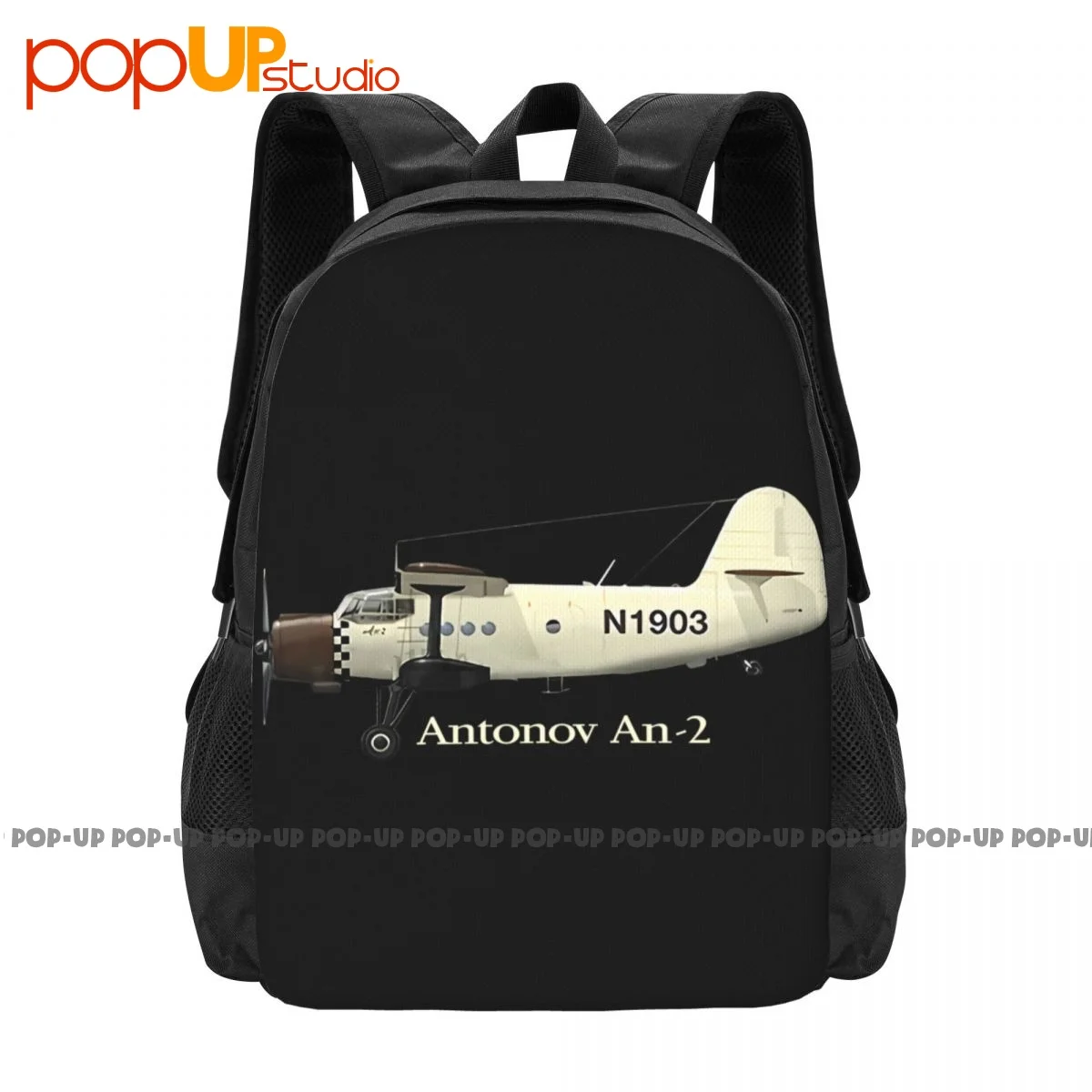 Antonov An-2 Airplane Backpack Large Capacity School Creative Shopping Bag Riding Backpack