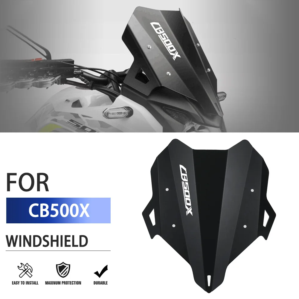 

CB500X Motorcycle Accessories CNC Windshield Spoiler Windscreen Air Wind Deflector FOR HONDA CB 500X 2019 2020 2021 2022 2023