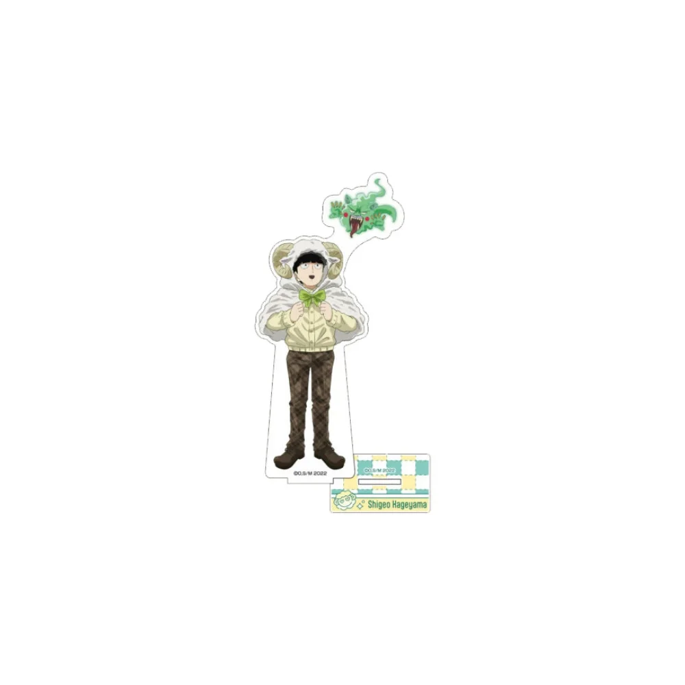 15CM Anime Mob Psycho 100 Acrylic Keychain Stand Model Cosplay Characters Ornament Accessories Goods Collection Gifts
