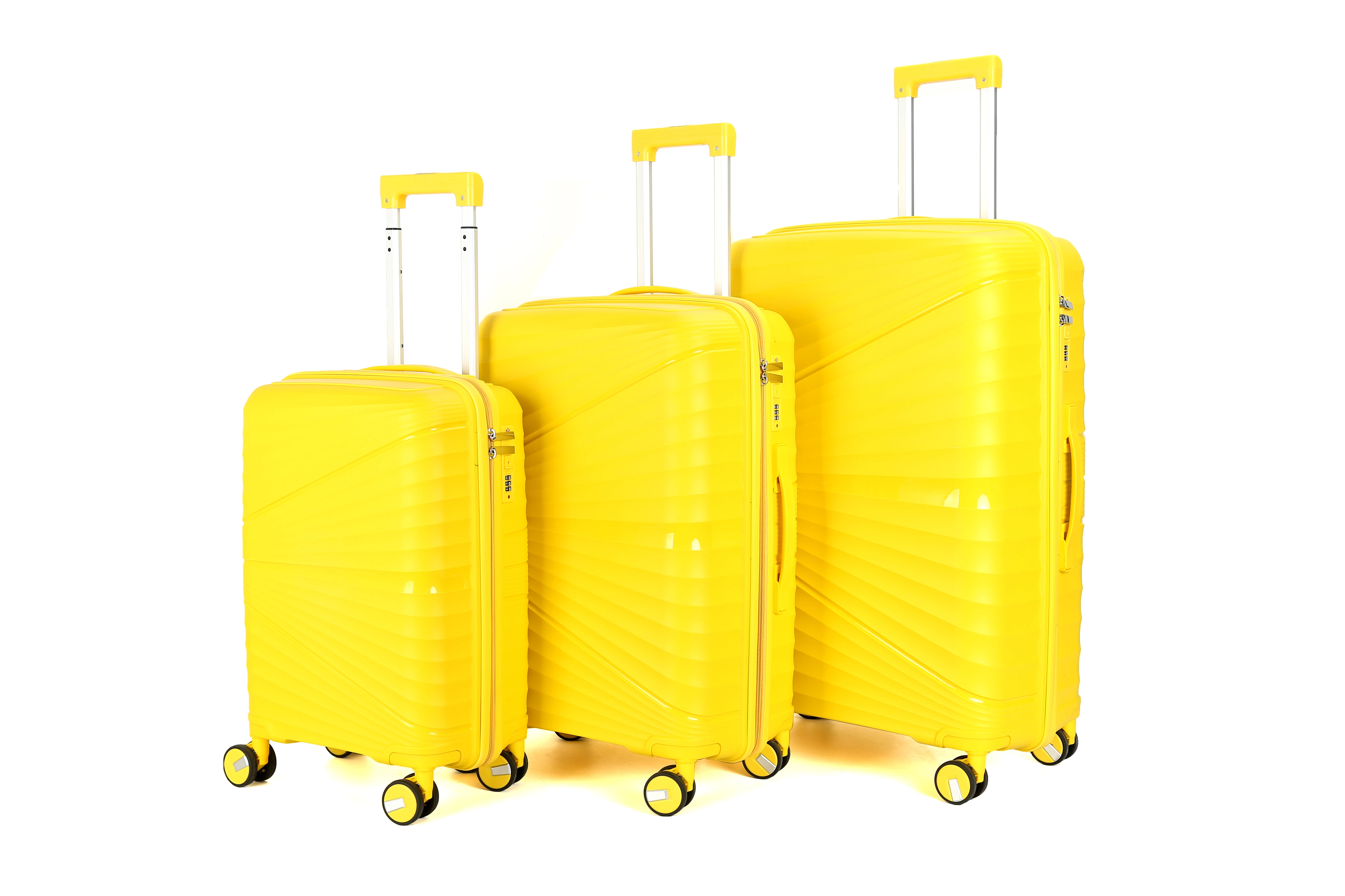 MARKSMAN Hotsale Cheap Price PP  luggage Wholesale Large Capacity for Long Trip Suitcase Sets