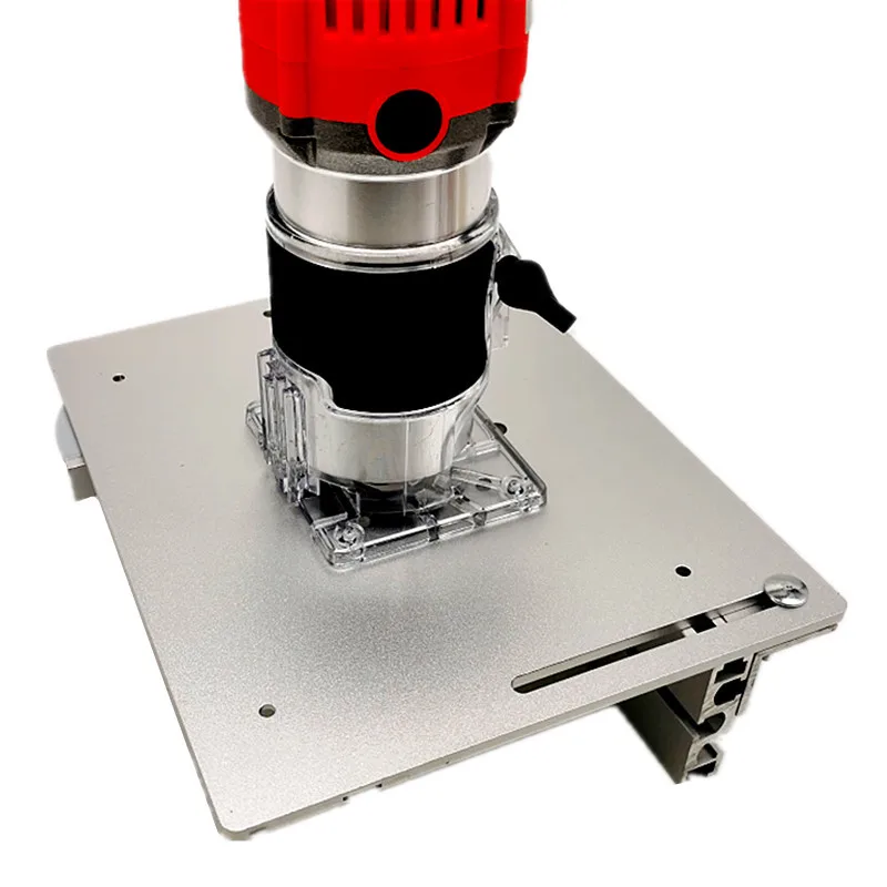 Router Table Insert Plate dengan Miter Gauge Guide Aluminium Profile Fence Sliding Bracket untuk Woodworking Bench Table Saw