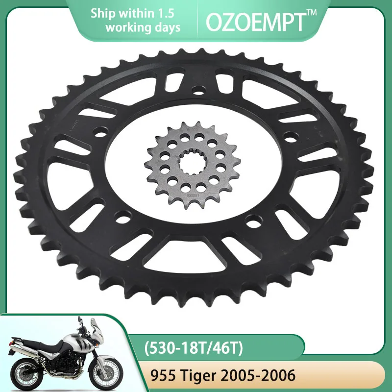 

Передние и задние звездочки для мотоцикла OZOEMPT(530-18T/46T) для phTrium 955 Tiger 2005 2006