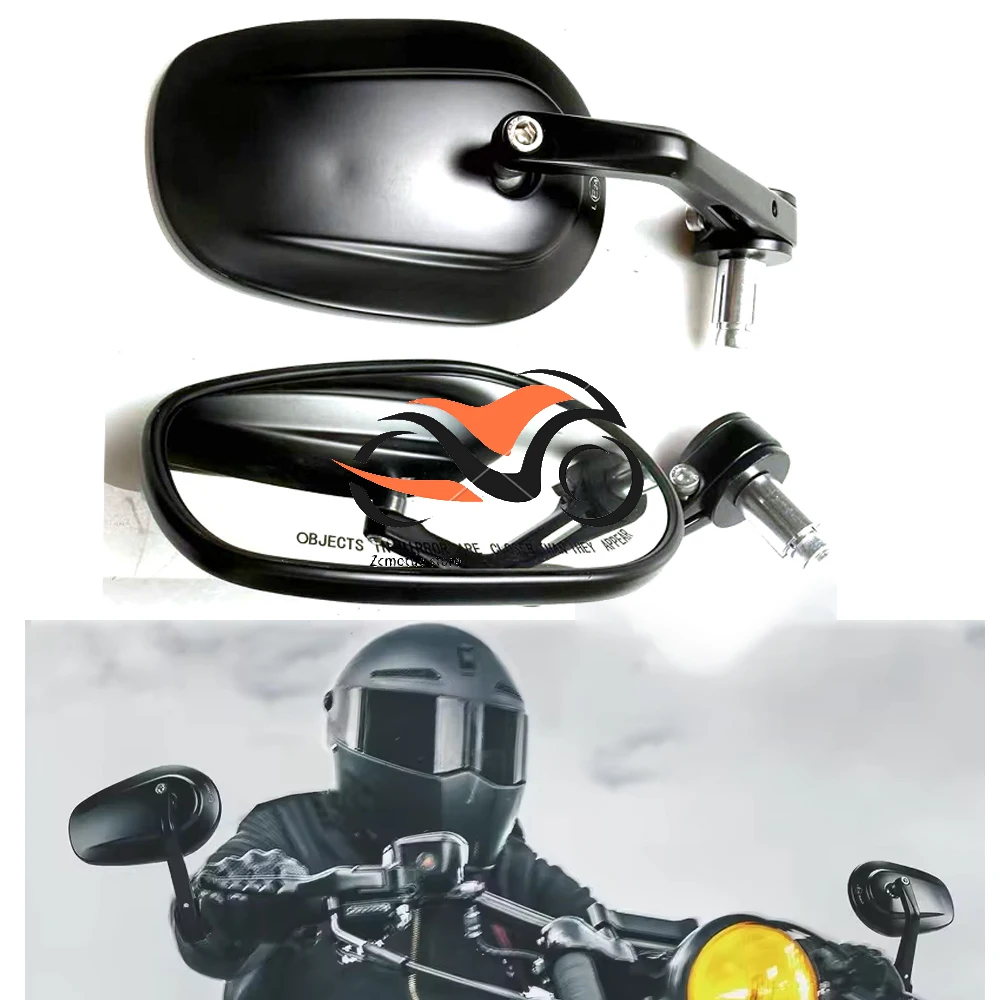 

Motorcycle Handlebar Bar End Rearview Mirrors Universal 7/8" 22mm Handle for Honda Kawasaki Harley Sportster S RH1250s RH975