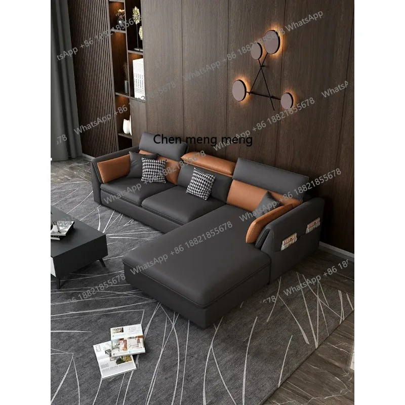 Premium No wash technology fabric sofa, Nordic size, minimalist modern latex mesh furniture