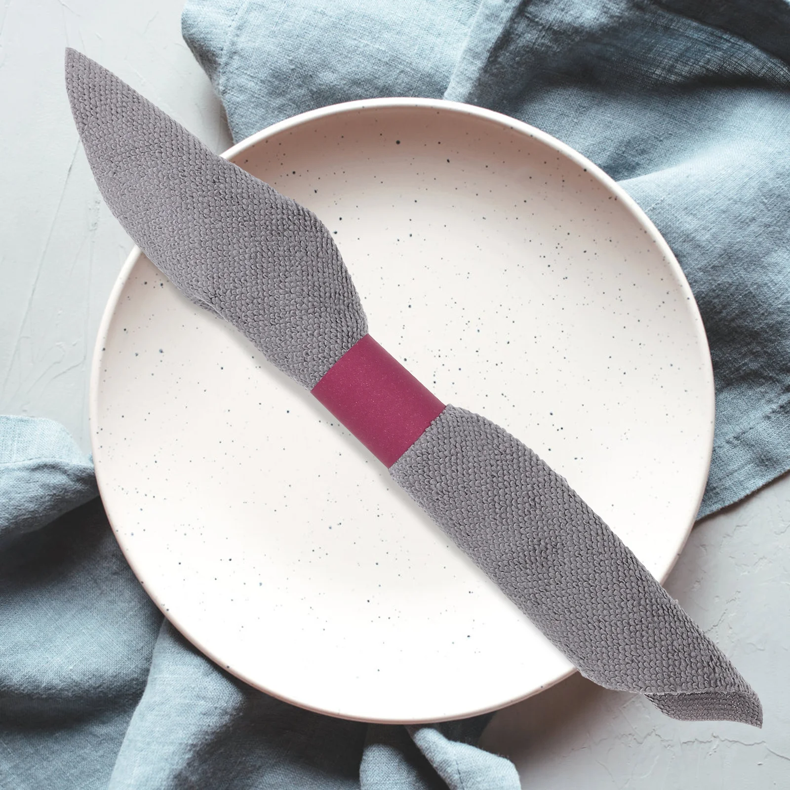 

500Pcs Paper Napkin Rings Minimalist Design for Banquets Graduation Weddings Sanitary Dining Experience Christmas Napkin Holder