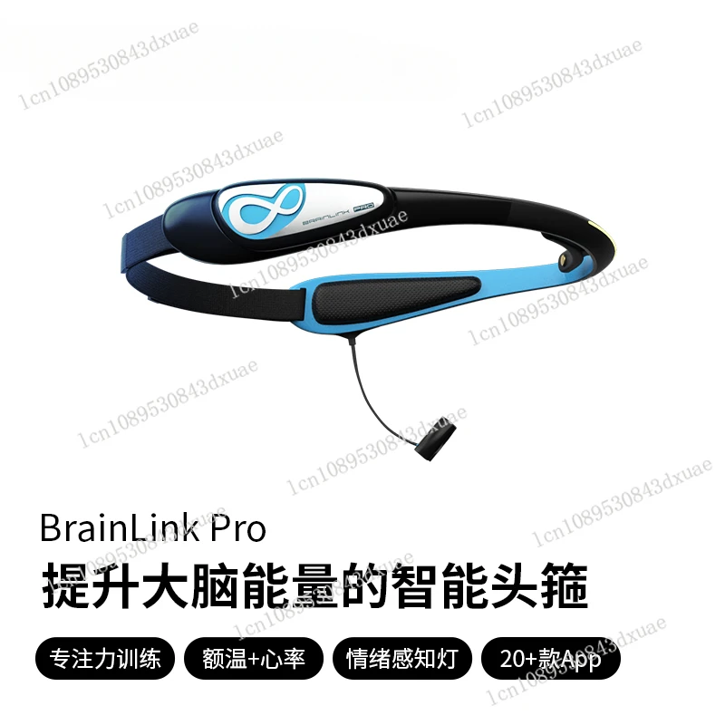 BrainLink Pro Brainwave Detection Biofeedback Concentration Training Mind Control Intelligent Heart Rate Frontal Temperature HRV