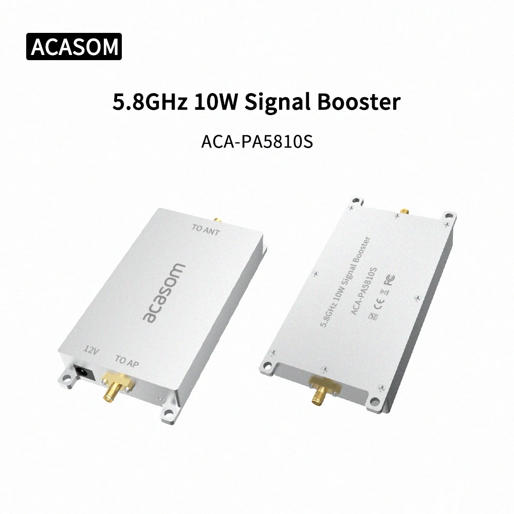 5.8GHz 10W DJI Drone Mavic 3 Phantom Avata  FPV Signal Amplifier Extender Signal Booster Drone Range Extender