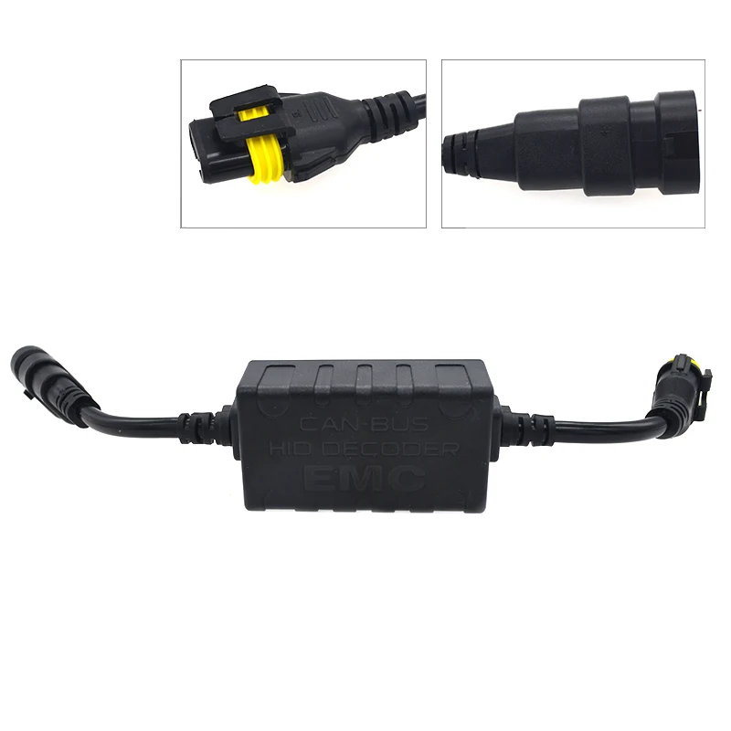 

1 Pair HID Canbus Decoder For 35W 55W Car HID Xenon Light Kit H1 H3 H4 H7 H11 9005 9006 HID Warning Canceller No Error Capacitor
