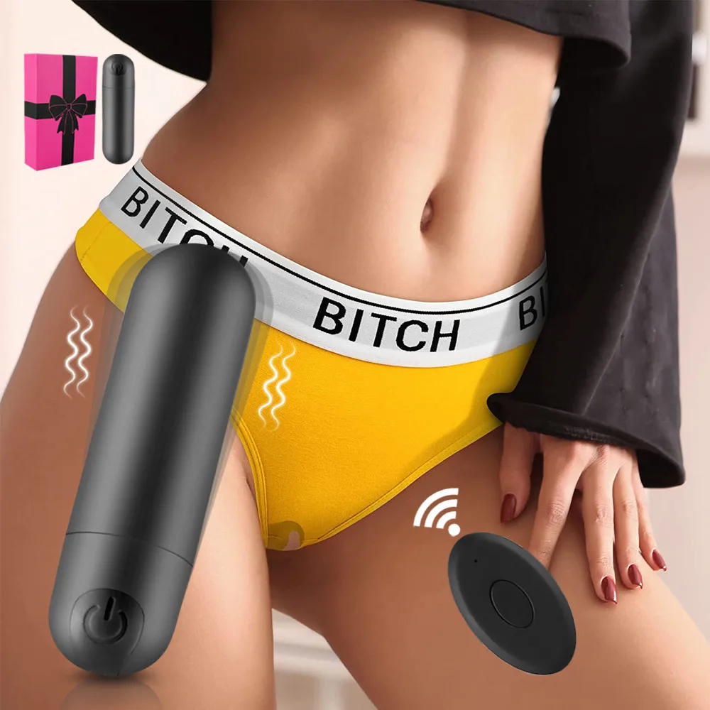 Bullet Vibrator Wireless Remote G-spot Nipple Clitoris Stimulator 10 Speeds Adult Anal Sex Toys for Women Masturbator Sex Shop