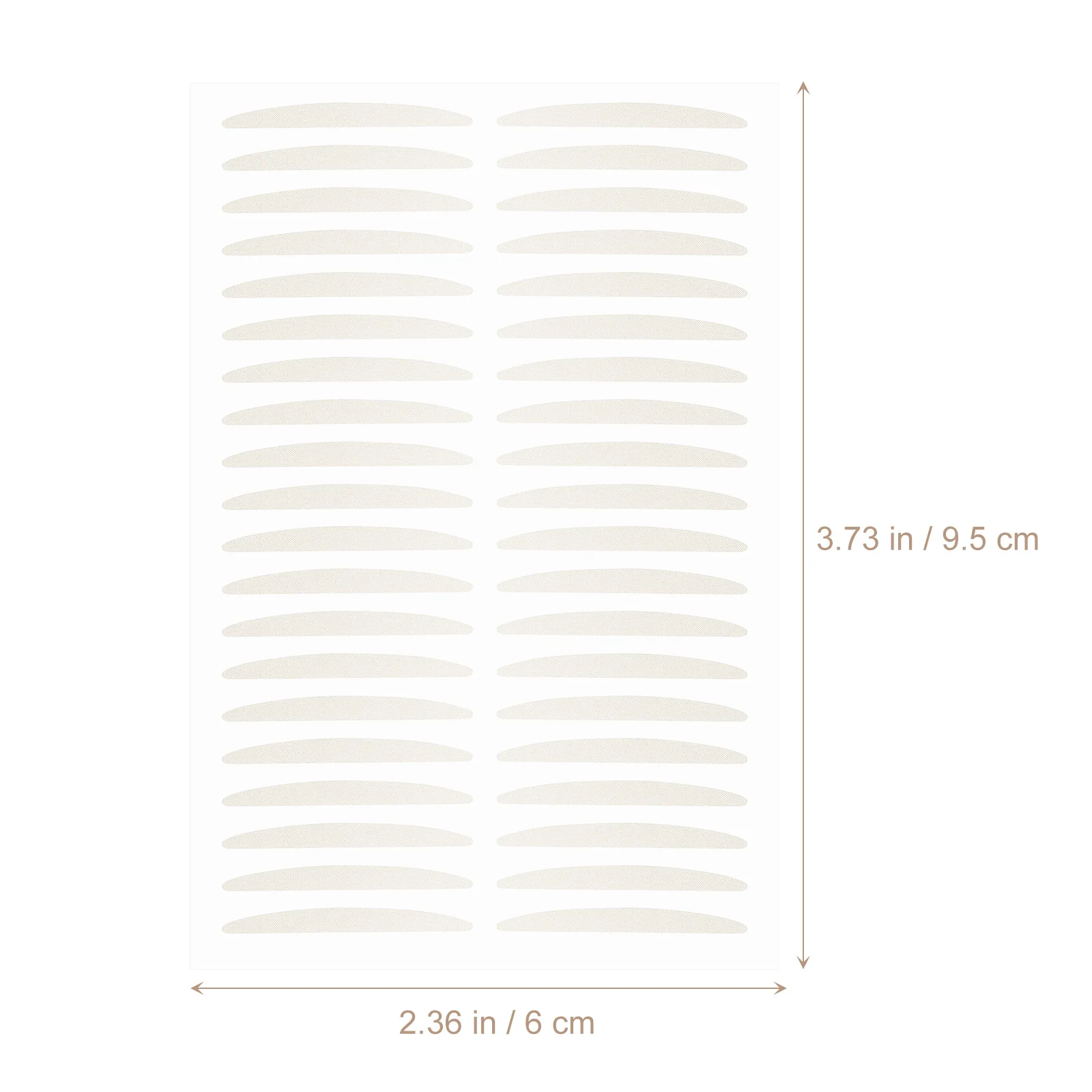 20 시트 이중 눈꺼풀 스티커 보이지 않는 피부 색상 통기성 자연 눈꺼풀 테이프 접착제 여성 눈 미용 도구 눈 메이크업