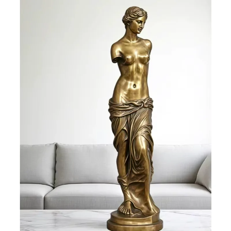 Custom brass fairy angel lady sculpture metal casting engraved with high temperature coloring and decoration