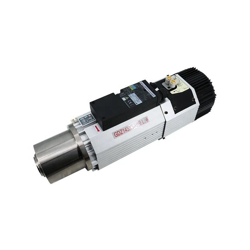 HLTNC high speed top quality Automatic tool change electric 9kw air cooled spindle motor ISO 30 11kw 15kw frequency VFD for cnc