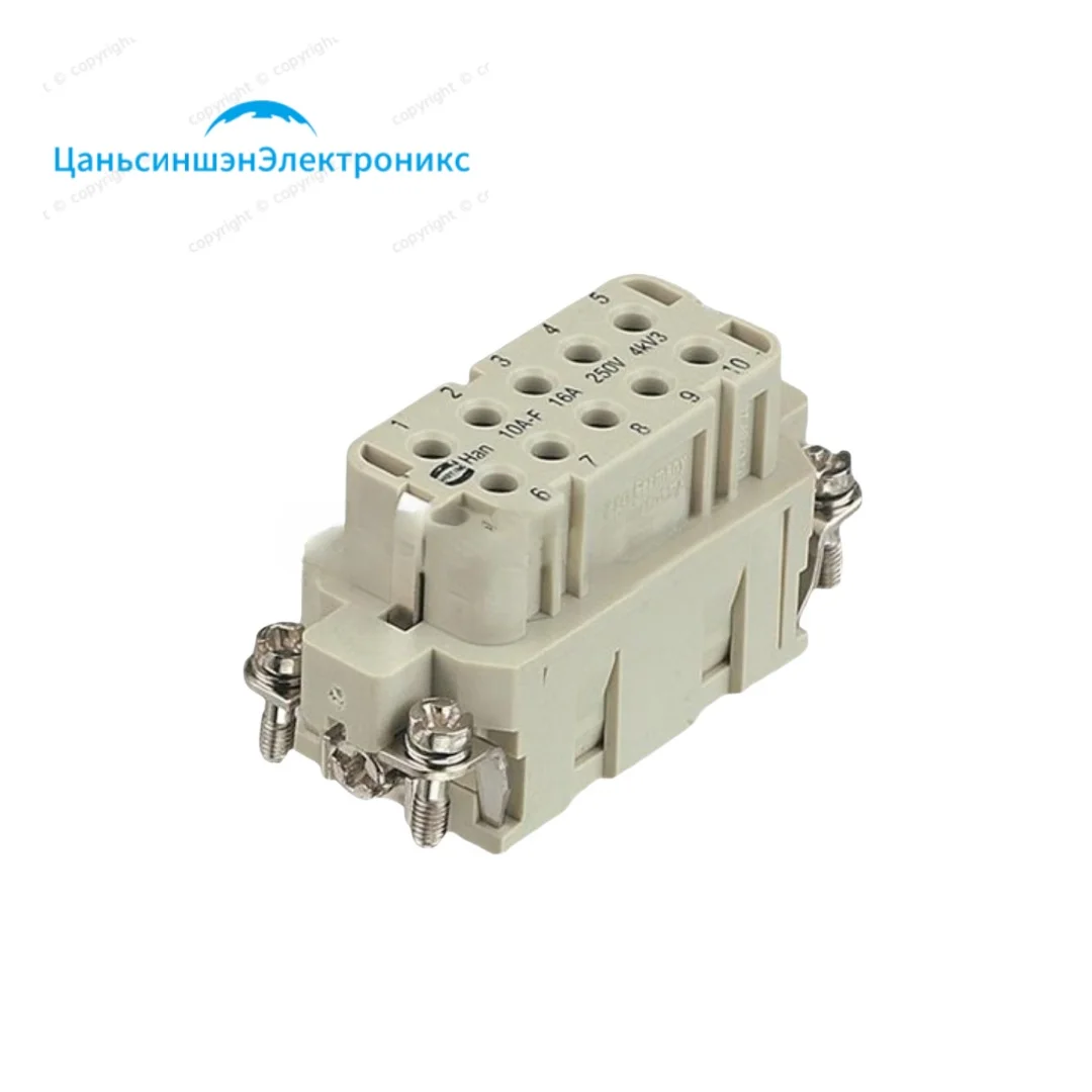 

09200103101 HARTING HAN 10A-BU-C Small 10Pin Female Core Heavy Duty Connector