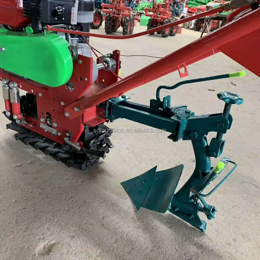 Mini Chain Track Micro-tiller Crawler cultivator Mini Type Light In Weight Cultivator Rotary Tiller With Good Price