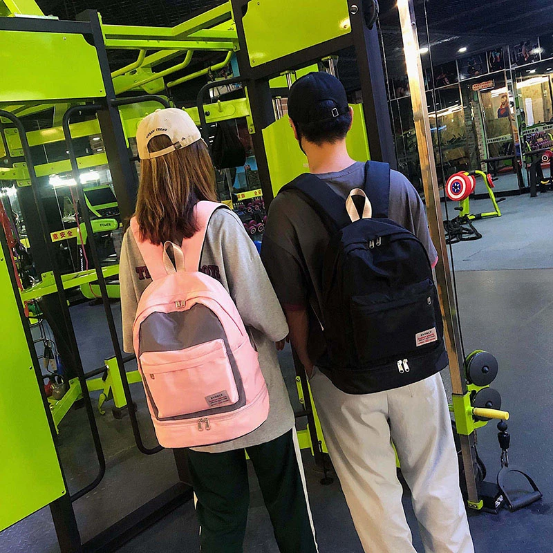 Impermeável Fitness mochila com sapato compartimento para mulheres, seco e molhado saco, ginásio saco, esporte e ginástica, 2024