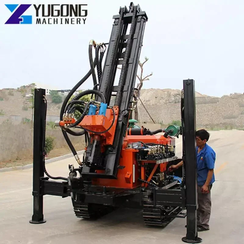 YUGONG Portable 200m 400m 100m 500m 600m Deep Hydraulic Borehole Water Well Drilling Rig Machine