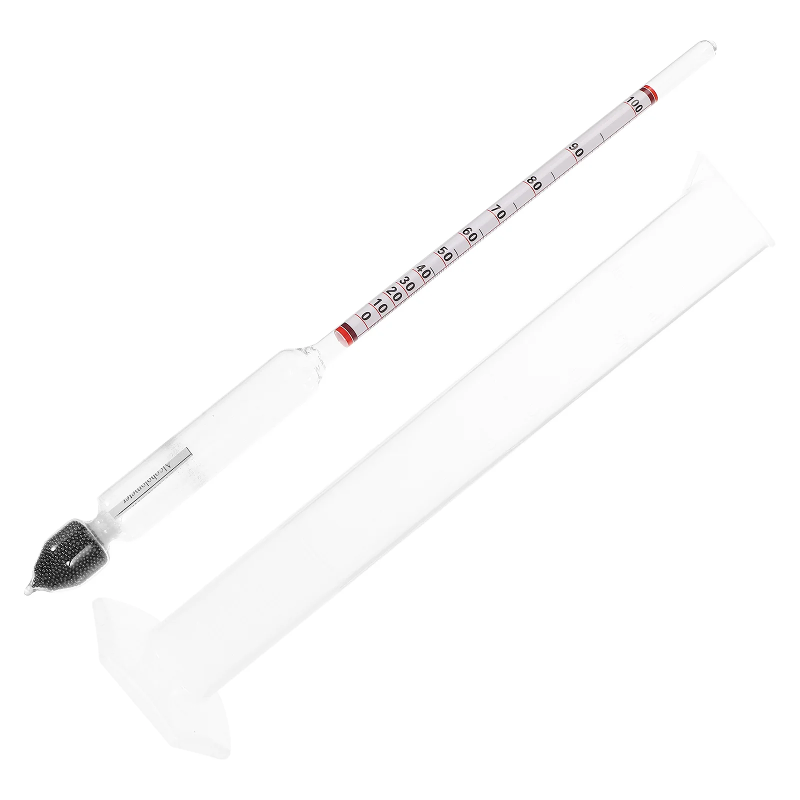 

Set Alcohol Meter Density Hydrometer Plastic Making Supplies and Equipment Percentage Tester