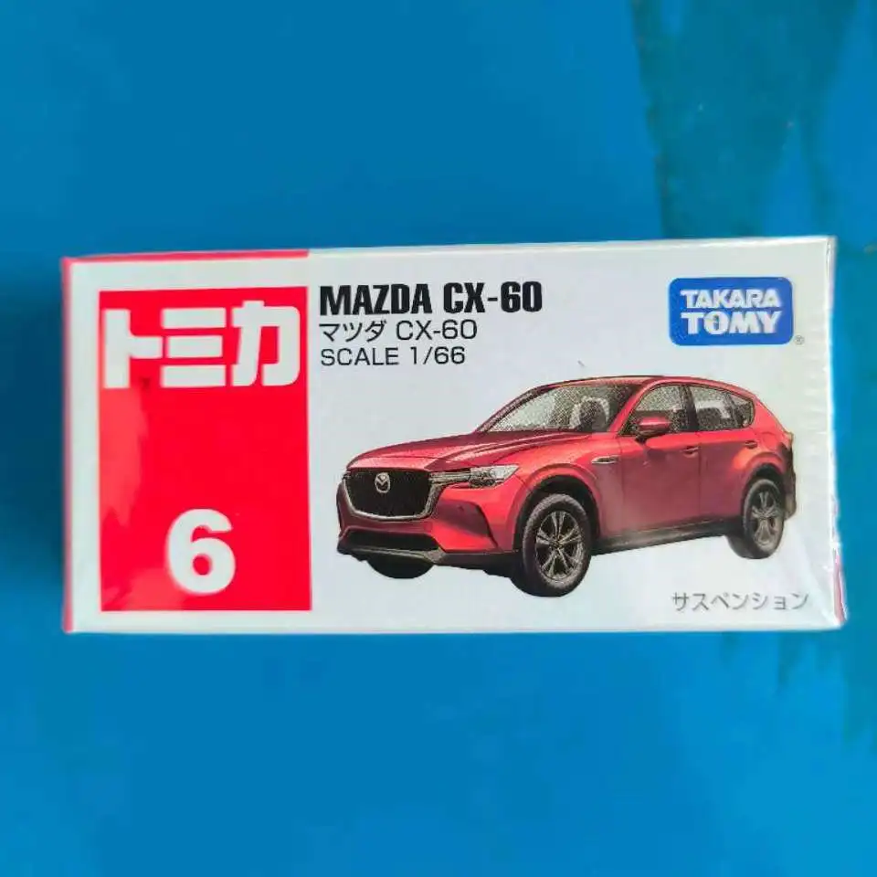 

Takara Tomy Tomica No.6 Mazda CX-60 Литье Статическое Литье Статический Сплав Автомобиль Литой Под давлением Металлический Режим Коллекция Дисплей Игрушка
