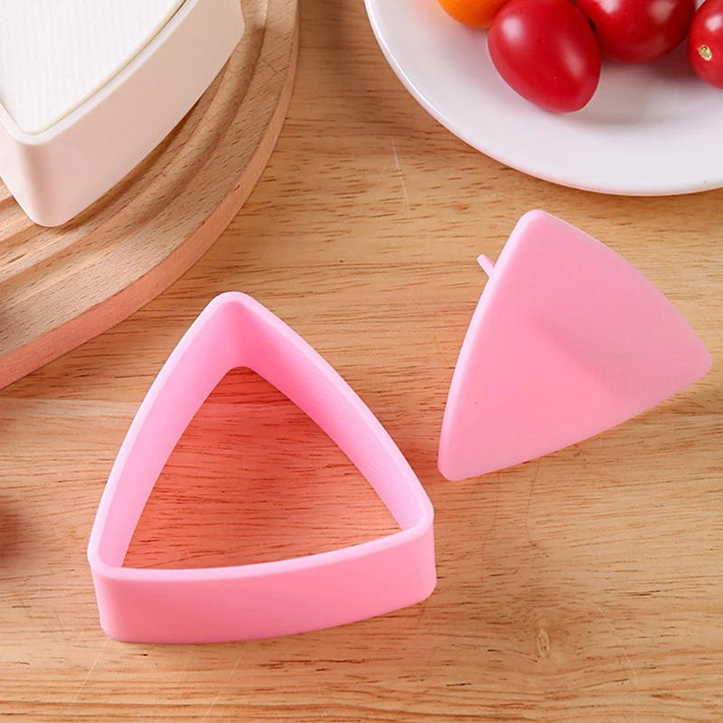 Molde Triangular para hacer Sushi, herramienta de prensado de arroz, accesorios de cocina para el hogar