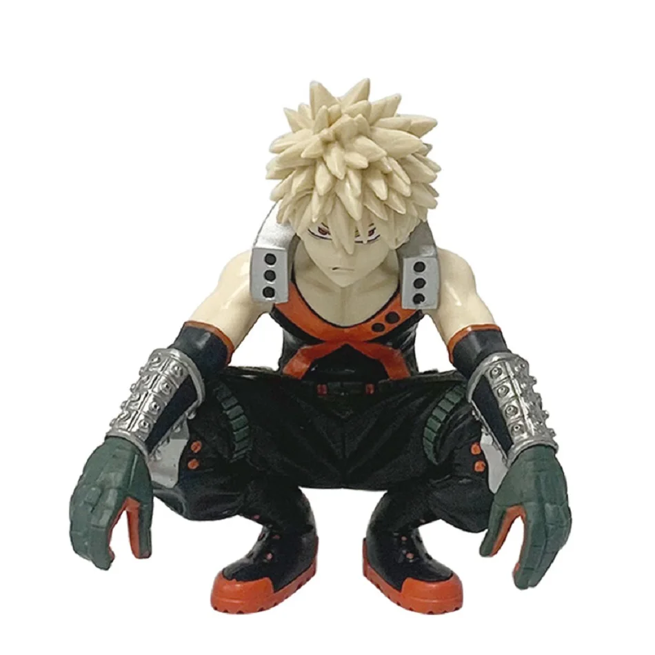 Nuovo My Hero Academia Anime Figura Shoto Bakugou Boku Izuku Duke Azione in PVC Quattro Figure Seduta Postura Serie Collezione Modello