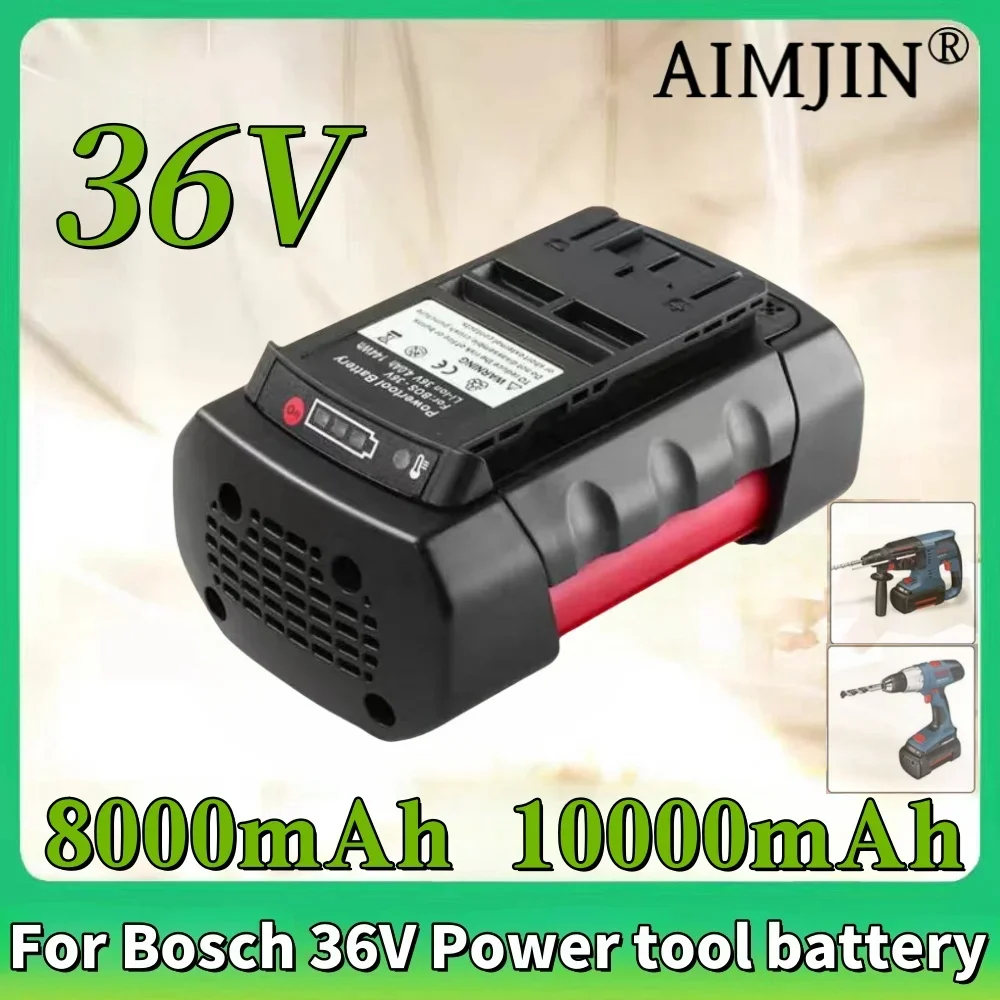 

Replacement Batteries Lithium-Ion for BOSCH 8000/10000mAh 36V Li-ion Rechargeable Battery BAT810 BAT836 BAT840 GBH36V-LI Power T