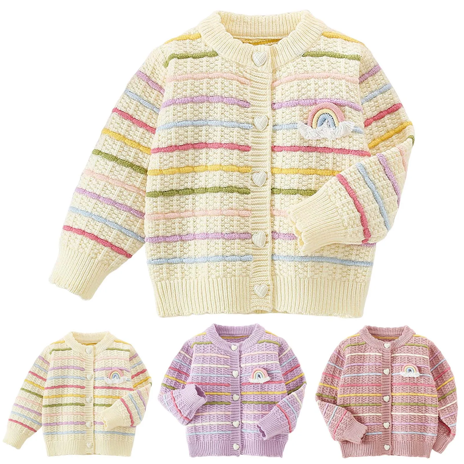 

Infant Sweaters for Girls Unisex Toddlers Cardigan And Babies Fisherman Cardigan Sweater Long Sleeve Toddler Girl Overall Outfit