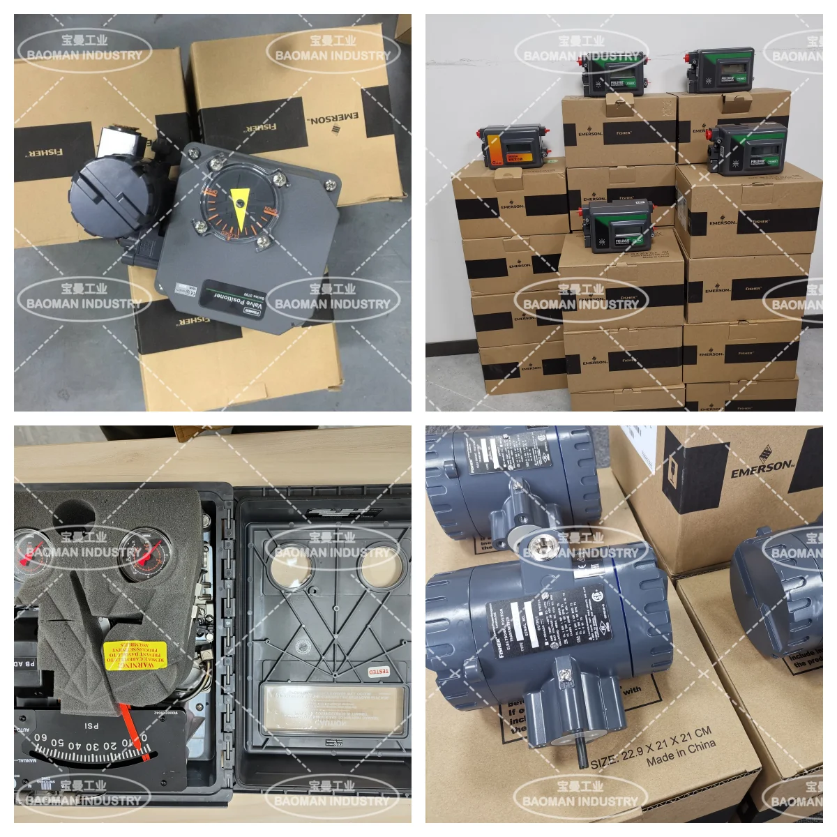 Fisher 4195KA Pneumatic Gauge Pressure Controller Proportional-Only Control Relay with Customizable Nozzle Design OEM Support