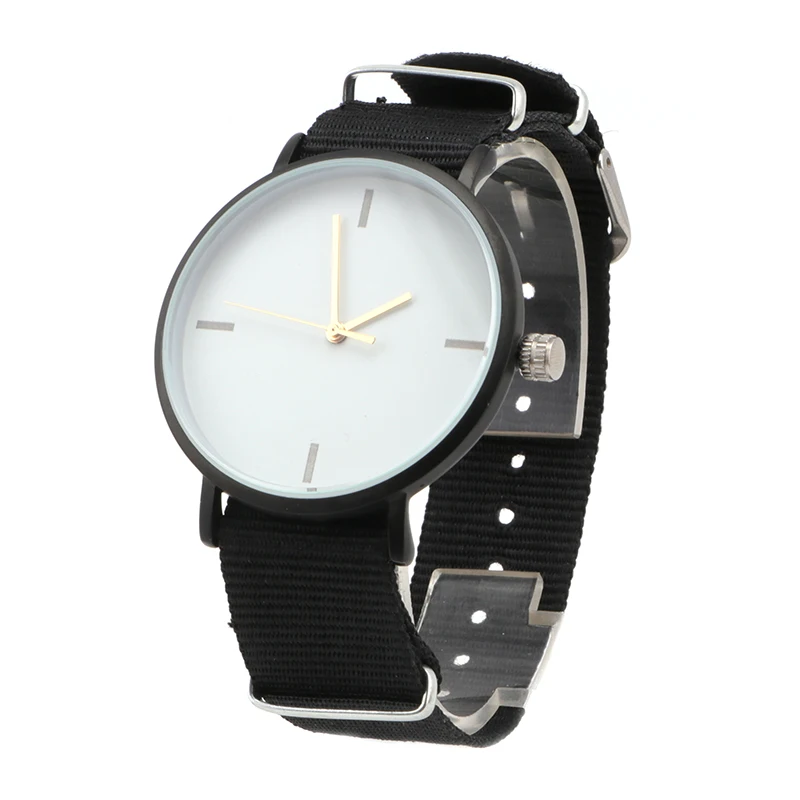 2024 Top Trending Unique Products Minimalist Vintage men  Watches  Black Metal  Woven Strap  Watches