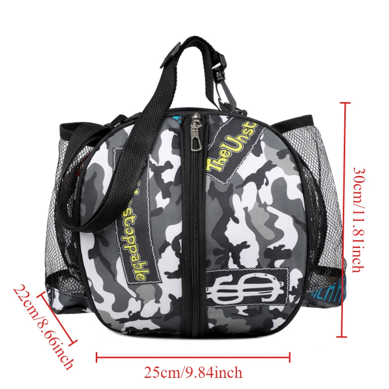 1pc Training bag Crossbody backpack for sports training for basketball, soccer and volleyball Convenient ball organizer bag