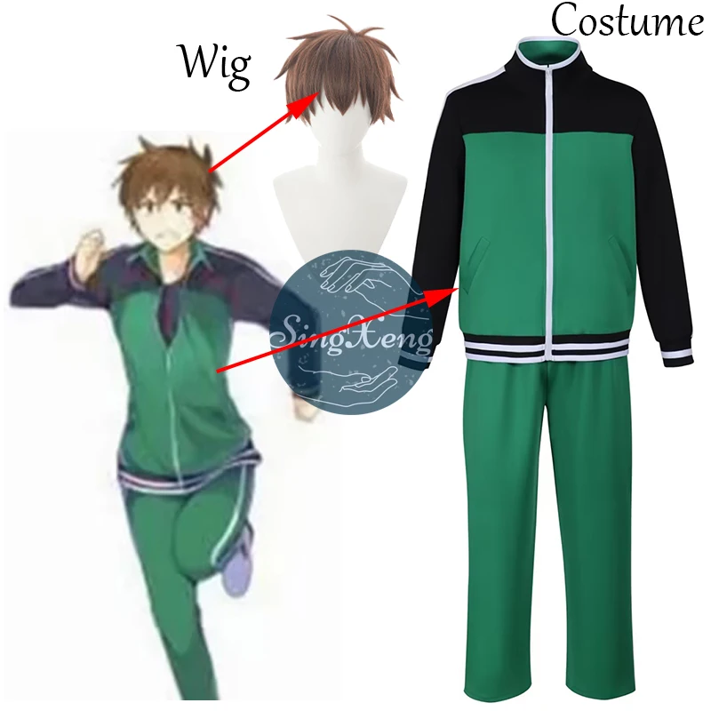 

SingXeng Anime Kono Subarashii Sekai ni Shukufuku wo Satou Kazuma Cosplay Costume Top Pant Coat Suit Uniform Halloween