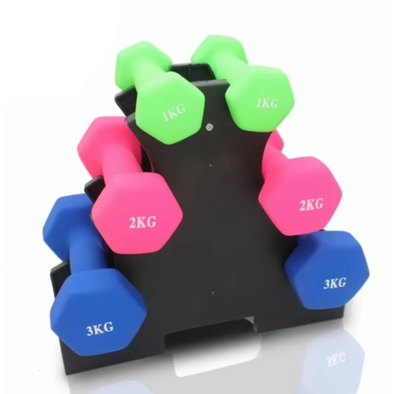 3-Tier  Dumbbell Storage Rack Home Gym Gear Heavy Duty Steel Stable Durable Weight Tree Structure for Indoor Fitness