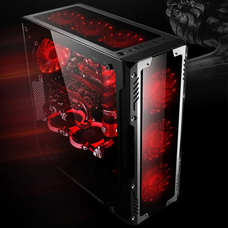 Mini Industriële Pc Desktop Computer Pc Industriële Heel Core I9 16Gb Ram Ssd Hdd Gtx 1660 6Gb Gpu 24 Inch Win10 Pro Systeem Unit