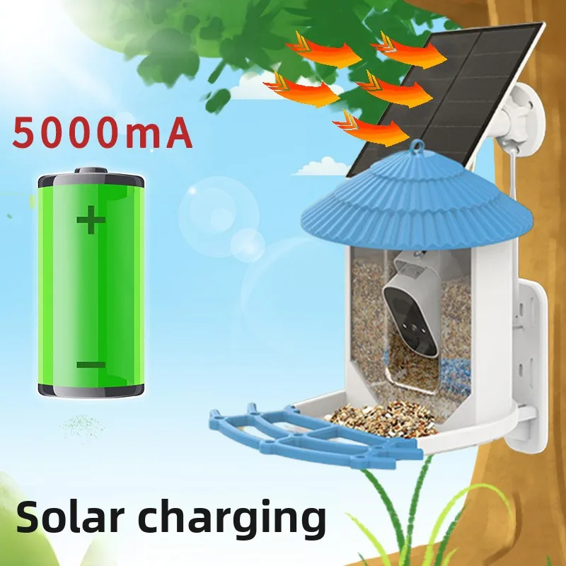 

Hot Sales Spot Products Smart Outdoor Automatic Wild Bird Feeder Waterproof Squirrel-Proof Bird Feeder with Camera