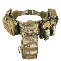 Yakeda Custom Molle tasche sacchetti Gear caccia vita sicurezza cintura tattica cintura imbottita Patrol