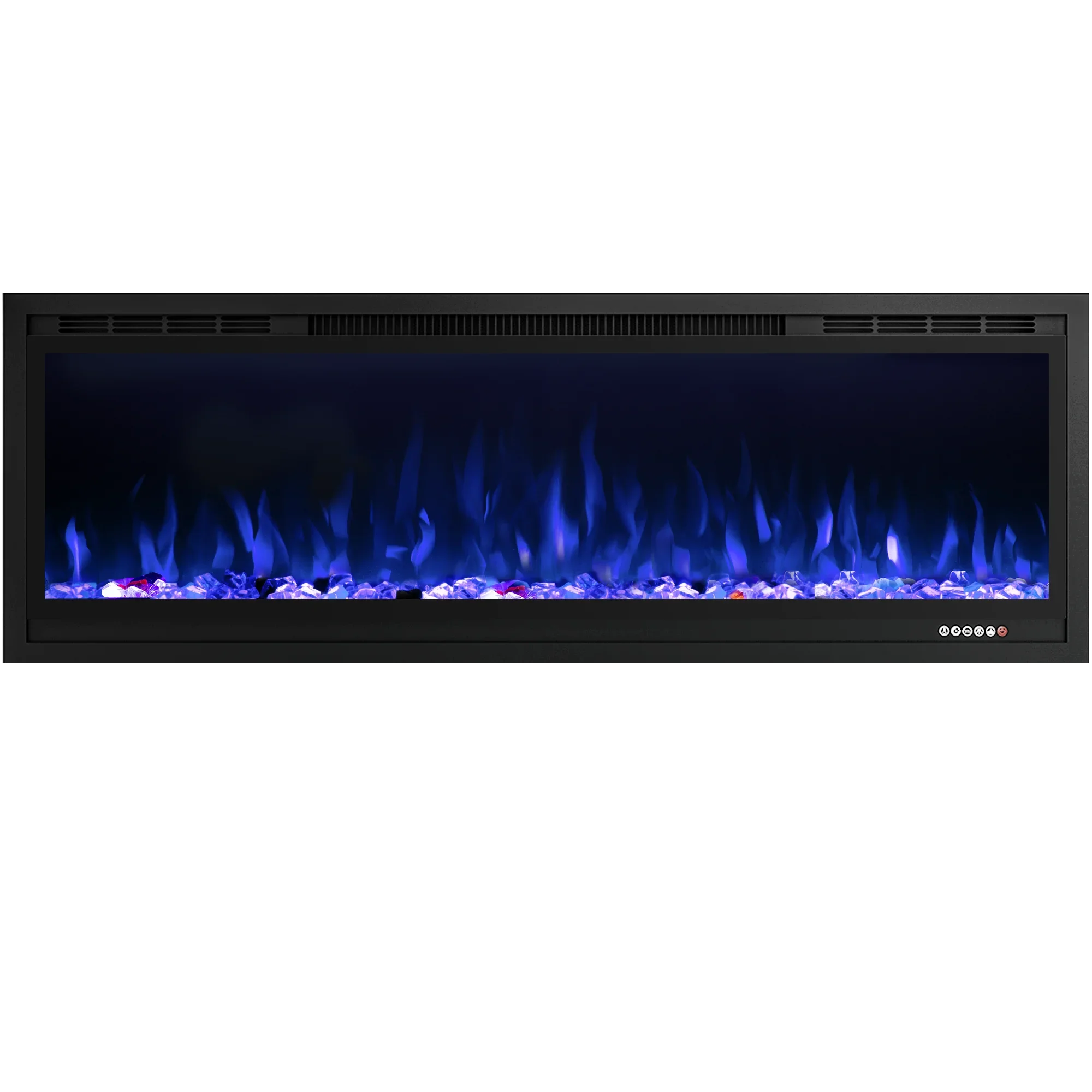 Luxstar 50 Inch Factory Hot Sale LED Electric Fireplace With 3 Colors Top Light Electric Fire Places To Warm And Decor