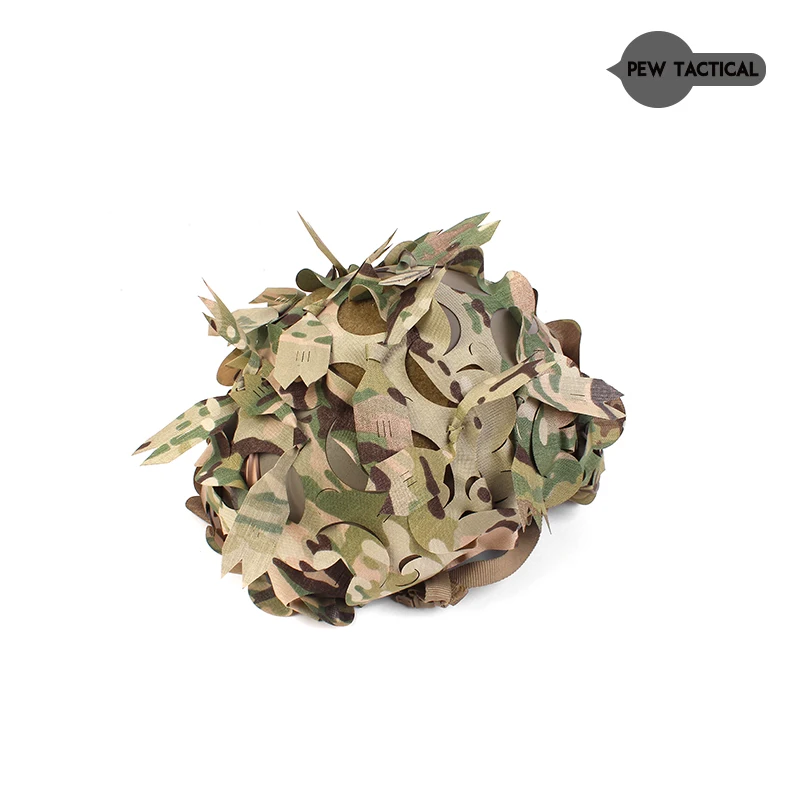 PEW TACTICAL PREDATOR GHILLIE HELMET COVER Camouflage cover AIRSOFT Accessories