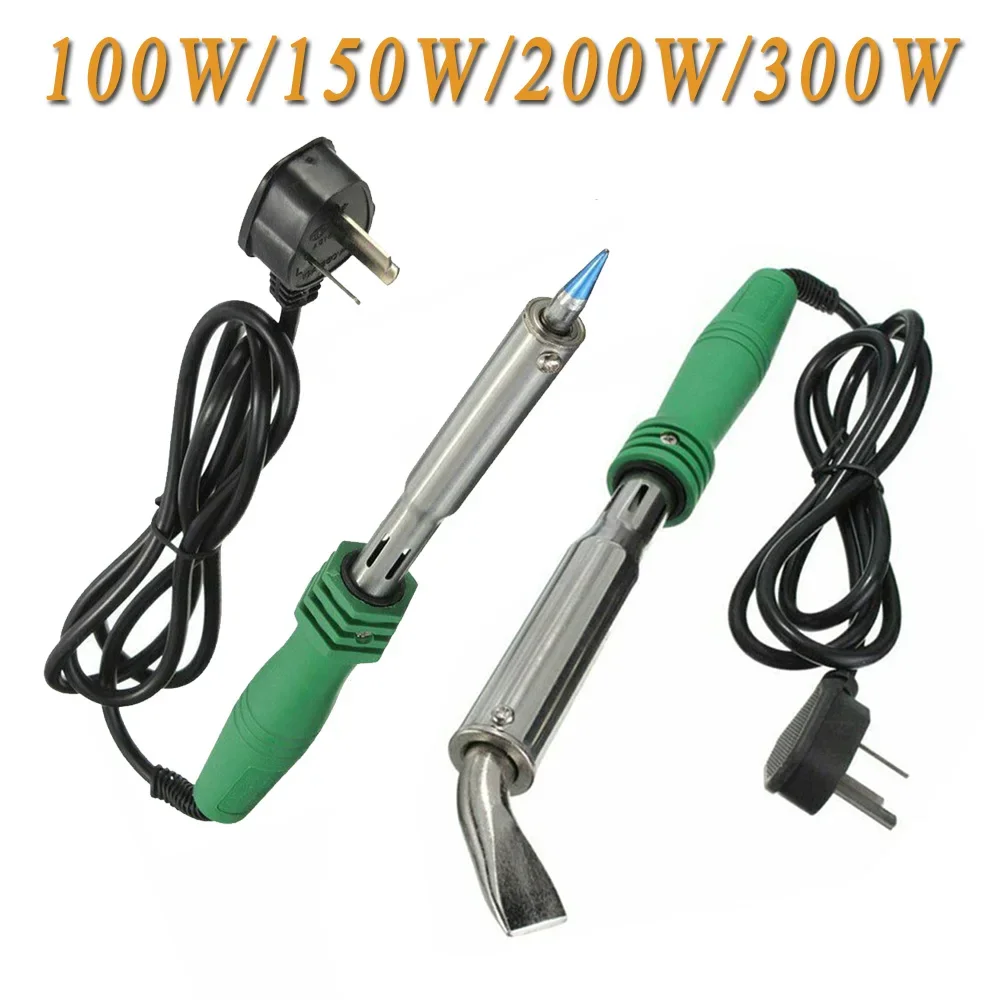 

100W,150W,200W,300W 220V 50HZ Electric Soldering Iron Pointed Head & Elbow High Power Constant Temperature Welding Iron Tool