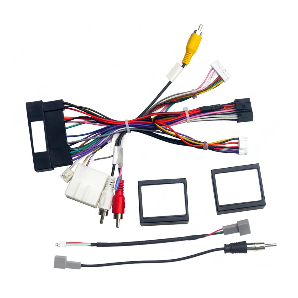 Power and Signal Wiring Harness with CANBUS Protocol Box for Hyundai Veloster 2011 Supporting OEM Feature Retention Post Upgrade