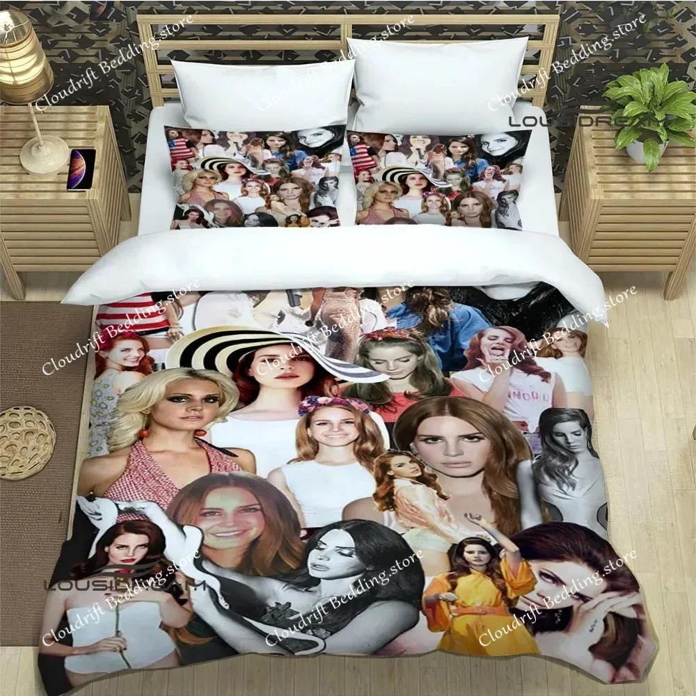 

Lana Del Rey Printed Bedding Sets Exquisite Bed Supplies Set Duvet Cover Bed Comforter Set Bedding Set Luxury Birthday Gift026