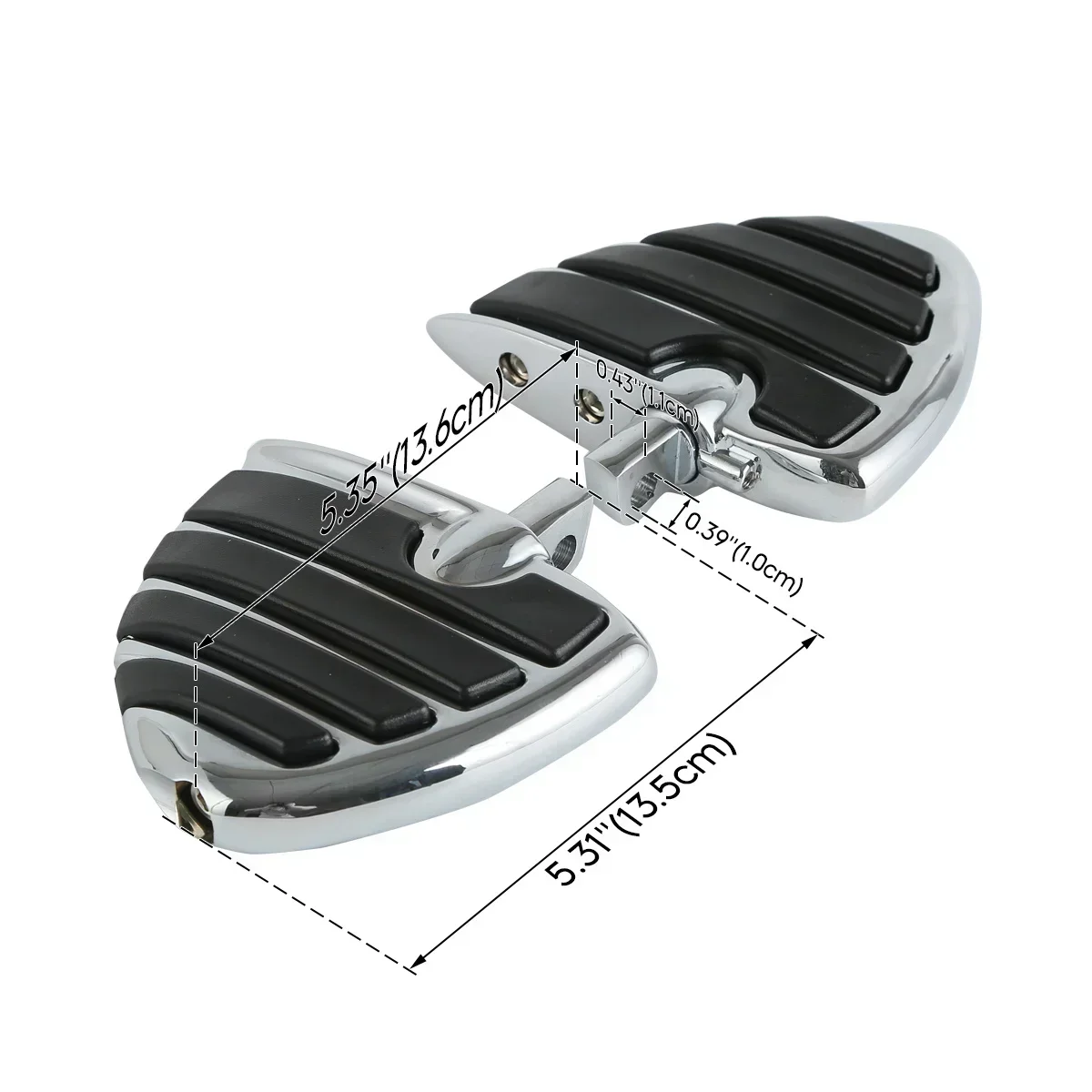 

For Harley Touring Electra Glide Dyna Sportster Softail V-Rod FLS FXCW Motorcycle Acsessories Mount Wing Foot Rests FootPegs