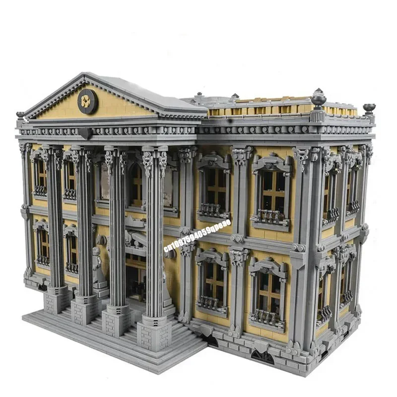 Nuovo 13861 Pz Città di Vendita Caldo Street View Moc Corte Casa Modello Puzzle Personalizzato Fai Da Te Idee Creative Giocattoli Per Bambini Regali Di Compleanno
