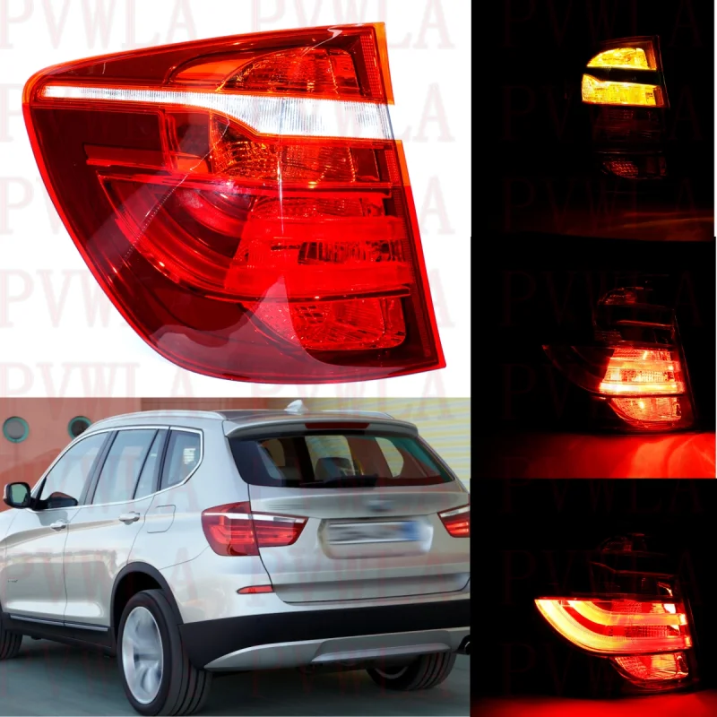 

Left Outer Side Tail Rear Lamp Light With Bulbs 63217220241 For BMW X3 F25 2011 2012 2013 2014 2015 2016