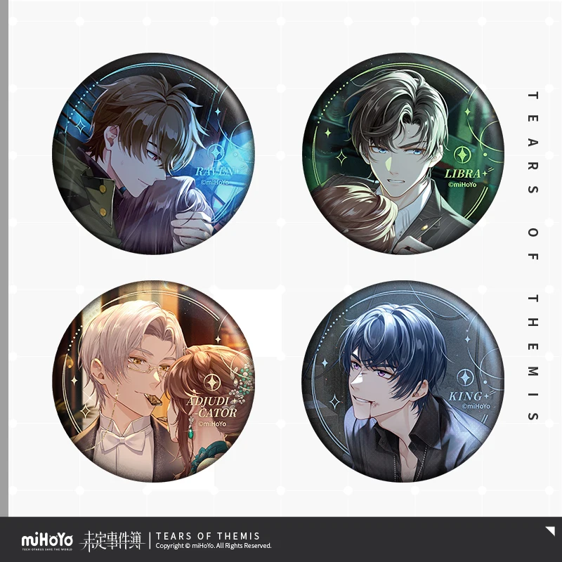 in Presale Official Merch miHoYo Original Heartbeat Commemorative Third round Series Tinplate badge Fan Gift