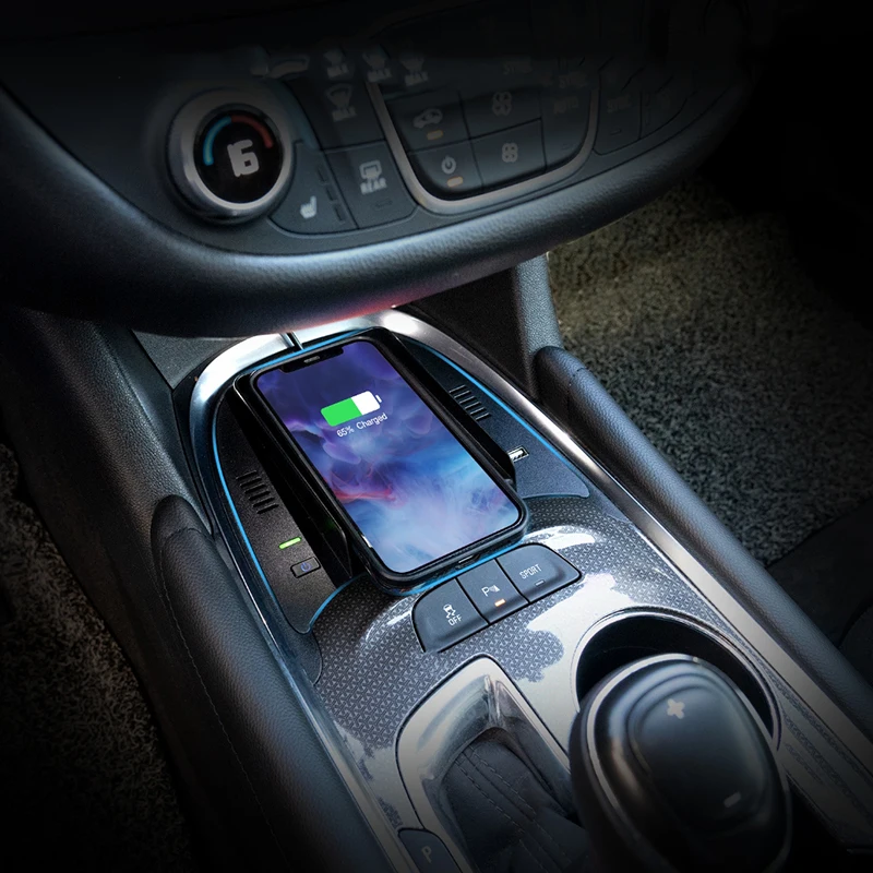 

Car wireless charger for Chevrolet Malibu 2016-2024 mobile phone charger charging holder charging pad panel accessories