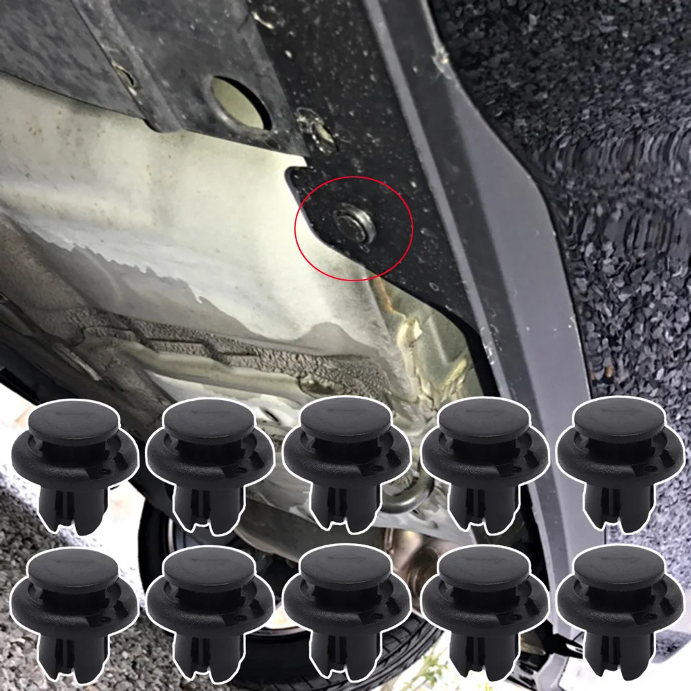 

10Pcs For Honda Accord Civic 2005 2006 2007 2008 2009 2010 2011 2012 Bumper Grille & Engine Under Tray Panel Chassis Clip Rivet