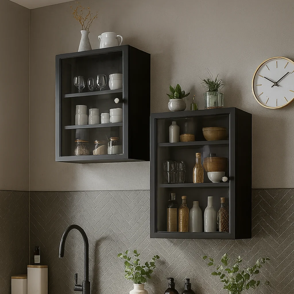 

Wall Unit Tv Cabinet Modern Design Glass Door Storage Cabinet Stainless Steel Wall Lockers Cabinet for Kitchen