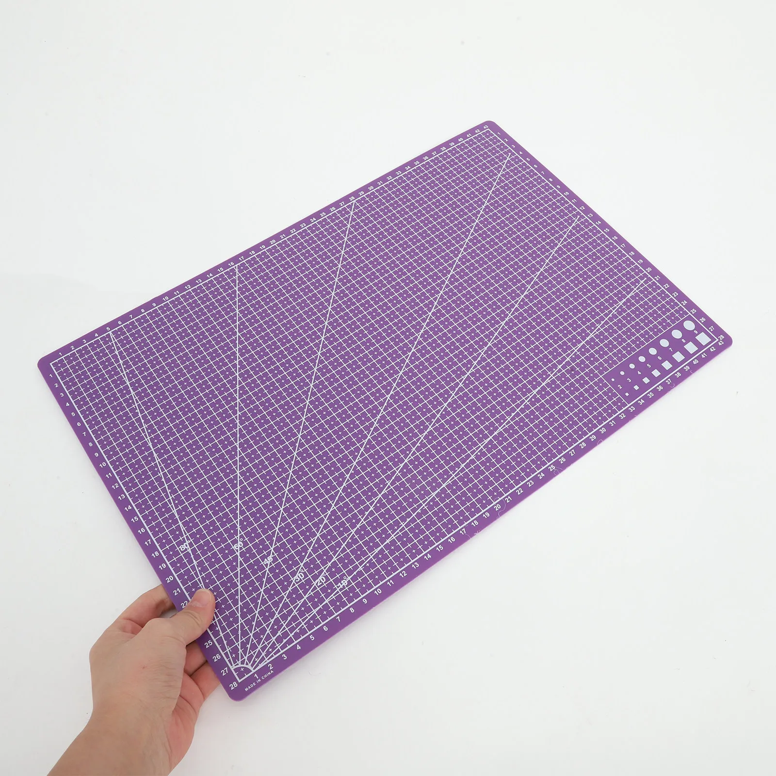 Fabric Cutting Mat Non-Slip Fabric Cutting Board Cutting Pad Plastic Cutting Mat Multi-Functional A3 Cutting Mat Craft Cutting M