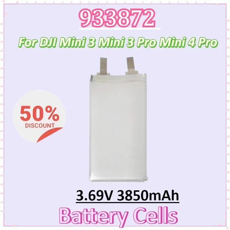 

2PCS 933872 3.69V 3850mAh Battery Cell for DJI Mini 3 Mini 3 Pro Mini 4 Pro RC Drone Camera Drones & AccessoriesHigh Quality