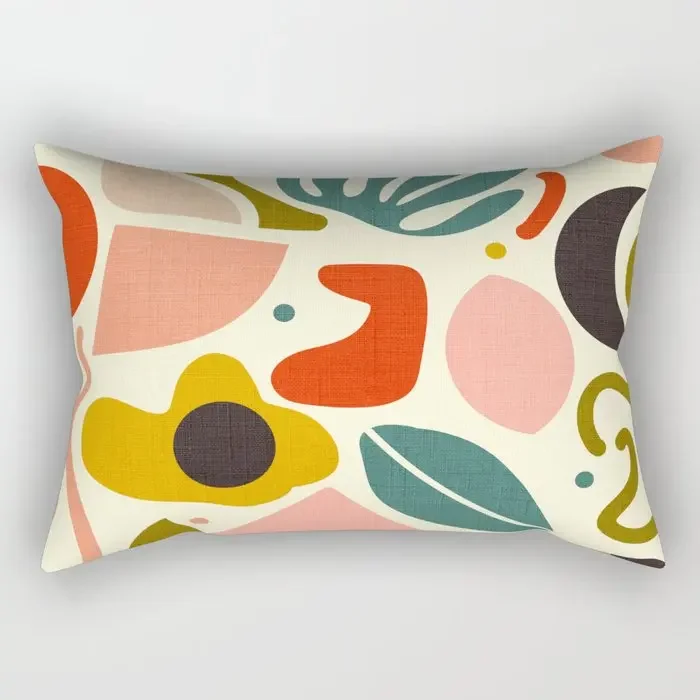 Decorative home throw pillows case for sofa cushion cover nordic 40x60cm 30*50cm 40*60 30x50 Rectangular Morandi sun abstract